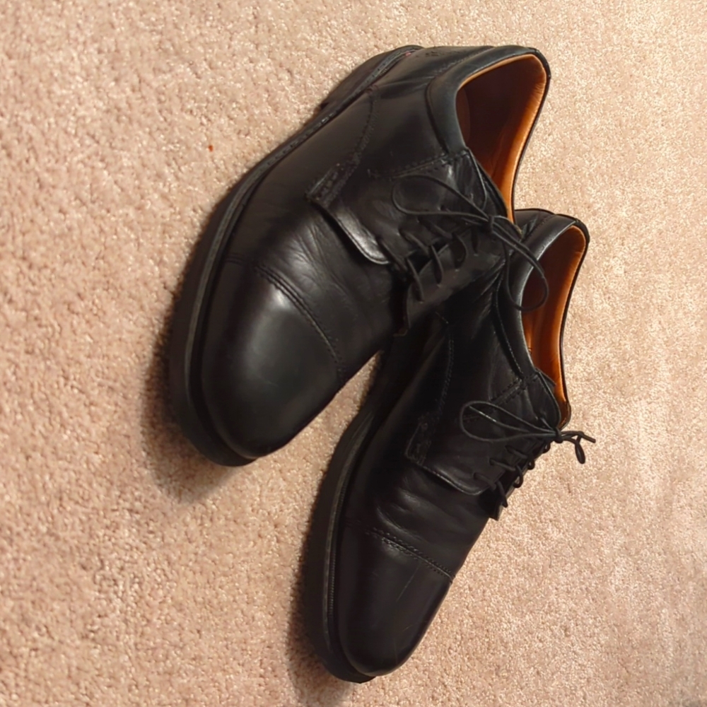 Men's Black Leather Florsheim Dress Shoe